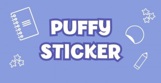 puffy sticker